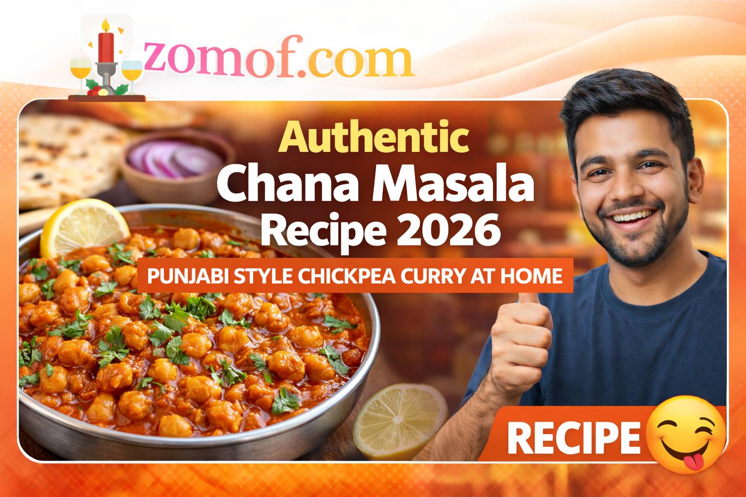 Authentic Chana Masala Recipe 2026 🧆 Punjabi Style Chickpea Curry at Home