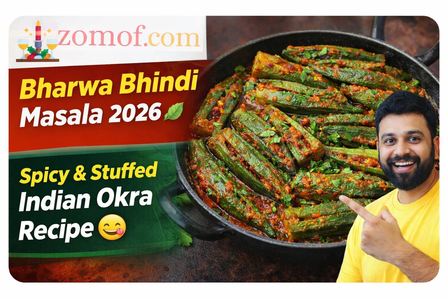 Bharwa Bhindi Masala 2026 🌿 Spicy & Stuffed Indian Okra Recipe 😋