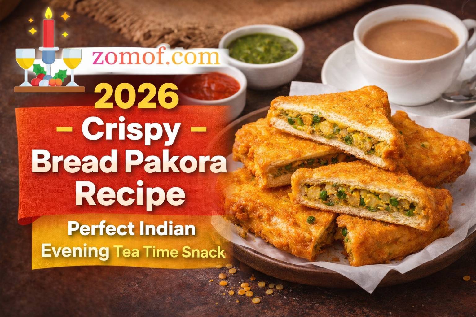 Crispy Bread Pakora Recipe 2026 🥪 Perfect Indian Evening Tea Time Snack ☕