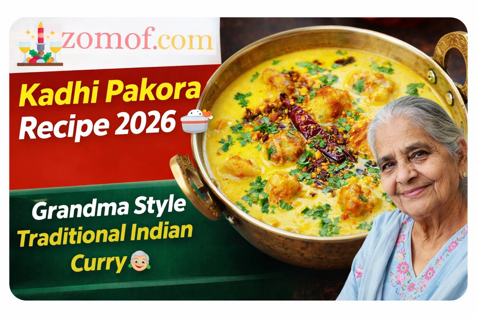 Kadhi Pakora Recipe 2026 🍛 Grandma Style Traditional Indian Curry 👵
